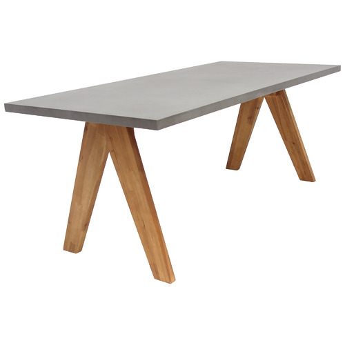 Cement top outdoor deals table